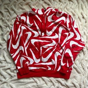 Men’s Nike Red & White Hoodie